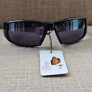 Kids Sunglasses Black Wrap Eye Wear 100% UV Prtotect Sunglasses for 7-10 years